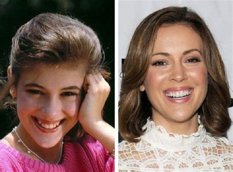 alissa milano young|alyssa milano before and after.